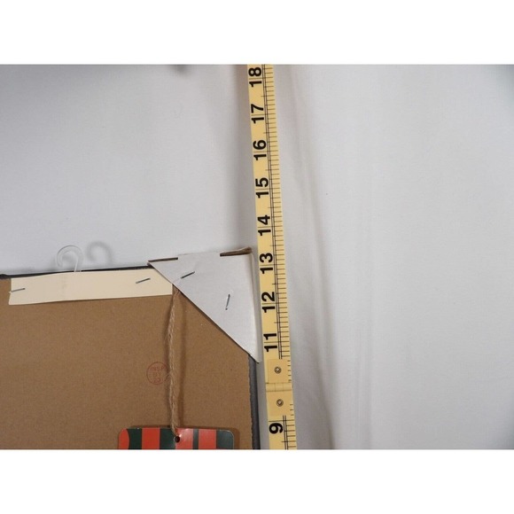 10 x 13 Inch Yellow Black Art Peace Hands Canvas Wall Mounted Modern Photo Frame - Picture 5 of 5